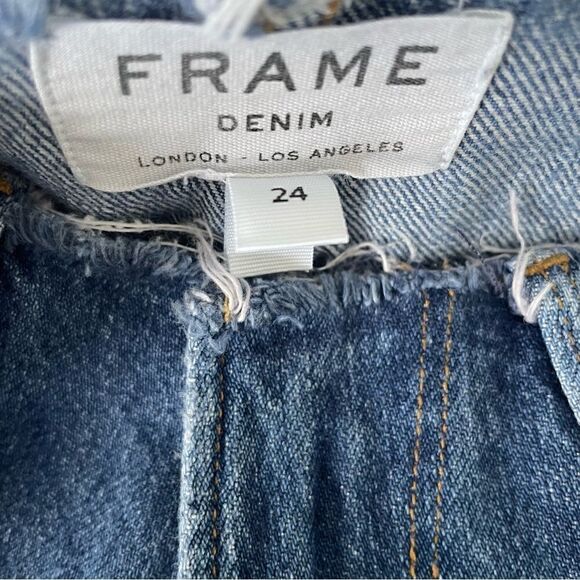 Frame Denim Le Cutoff Glenbarr Distressed Shorts - Picture 7 of 10